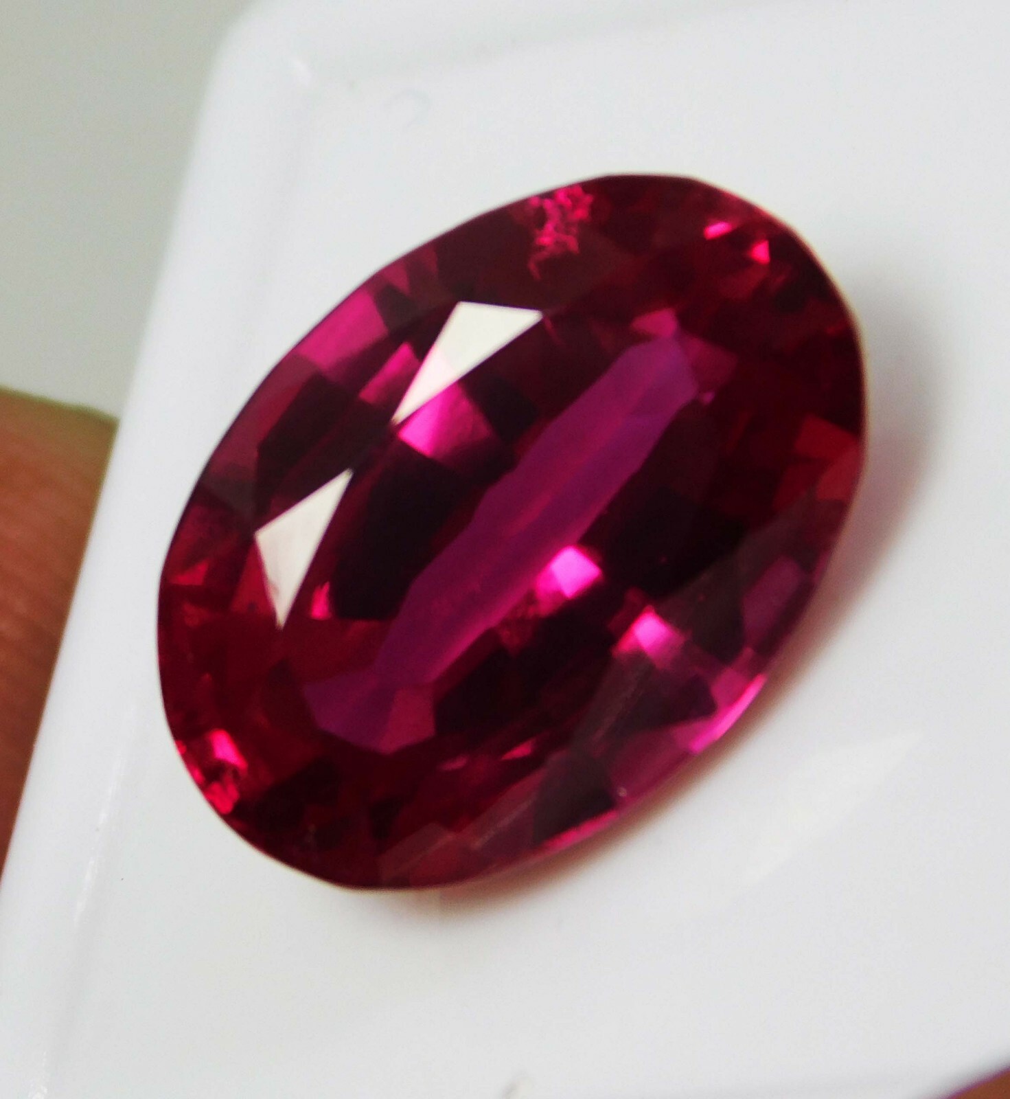 Rare Almandine Garnet Oval 10 Ct Certified AAA+ Natural Red Loose Gemstone