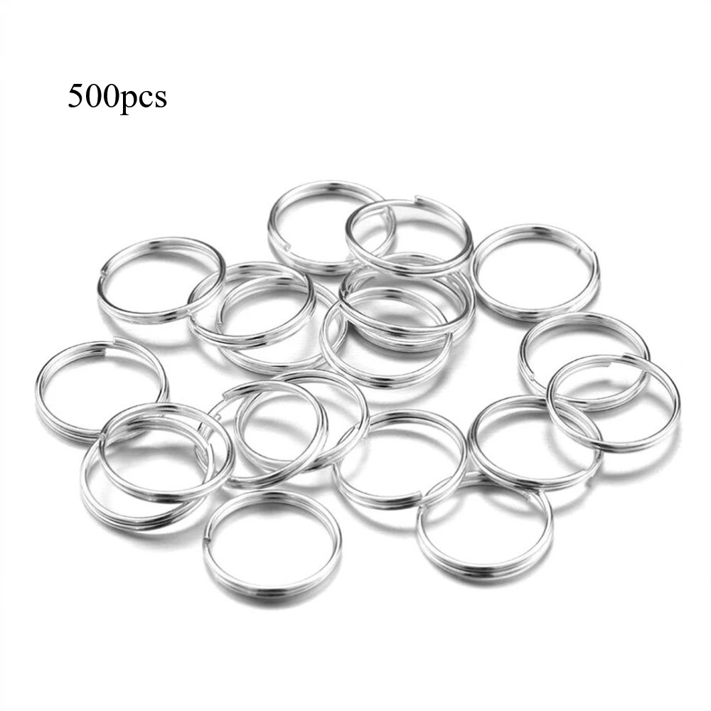 4-10Mm Gold and Silver Double Ring, Multi Size Jewelry Making Connection Ring, D
