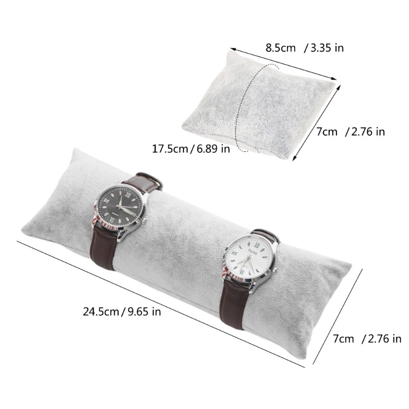 Set Of 10/5 Soft Flannel Pillows Jewelry Holder For Bracelet And Watch Display