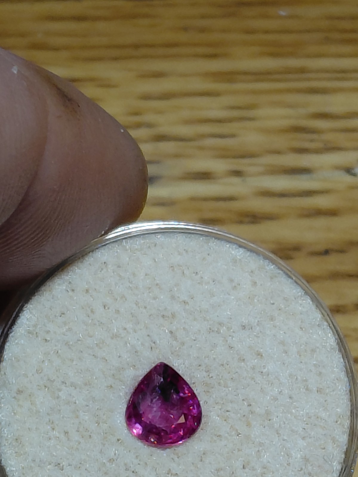 GIA Certified Purplish Red Ruby Unheated 1.02 Carats