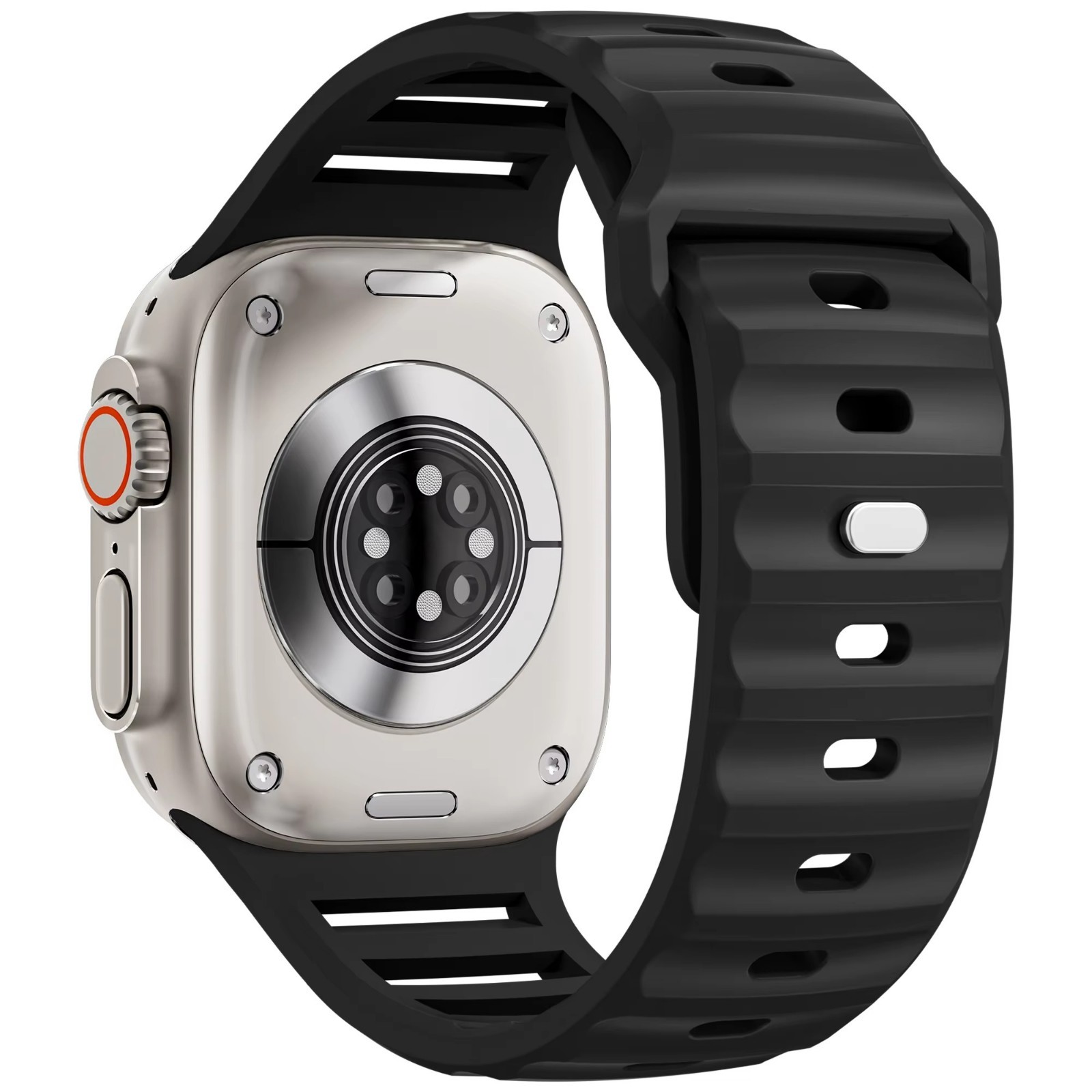 For Apple Watch Series Ultra 3 11 10 9 8 7 iWatch 49mm Silicone Sport Band Strap