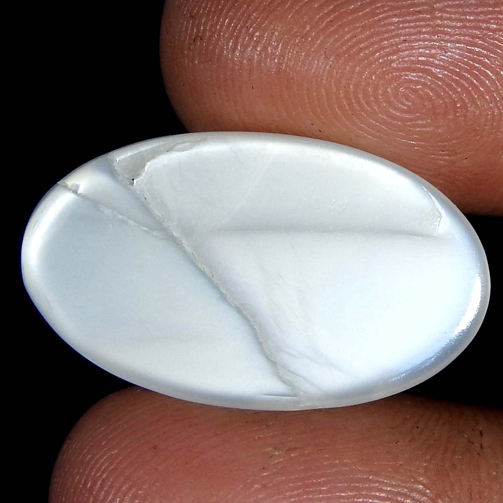 14.35Cts100%Natural Quality Silky Monnstone Oval Cabochon Loose Gemstone
