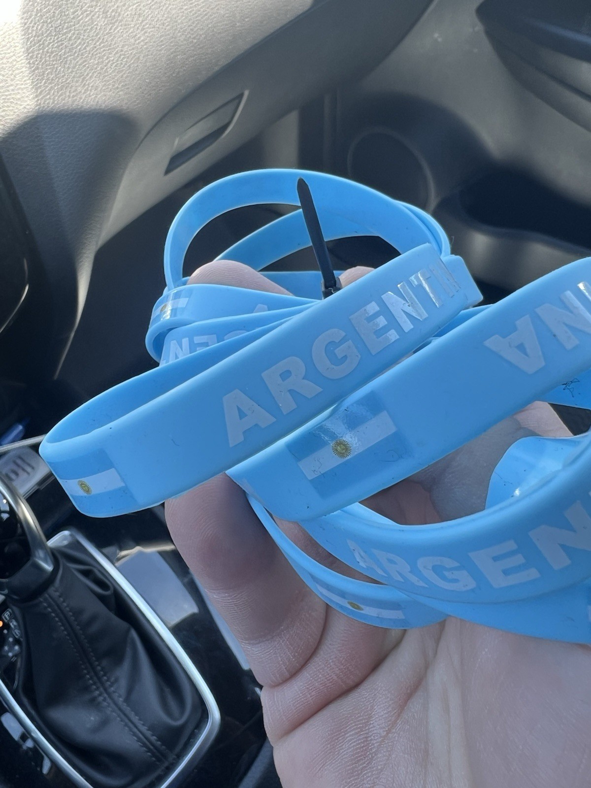 ARGENTINA Wristband Bracelet Silicone Rubber National Country Flag Unisex Sport