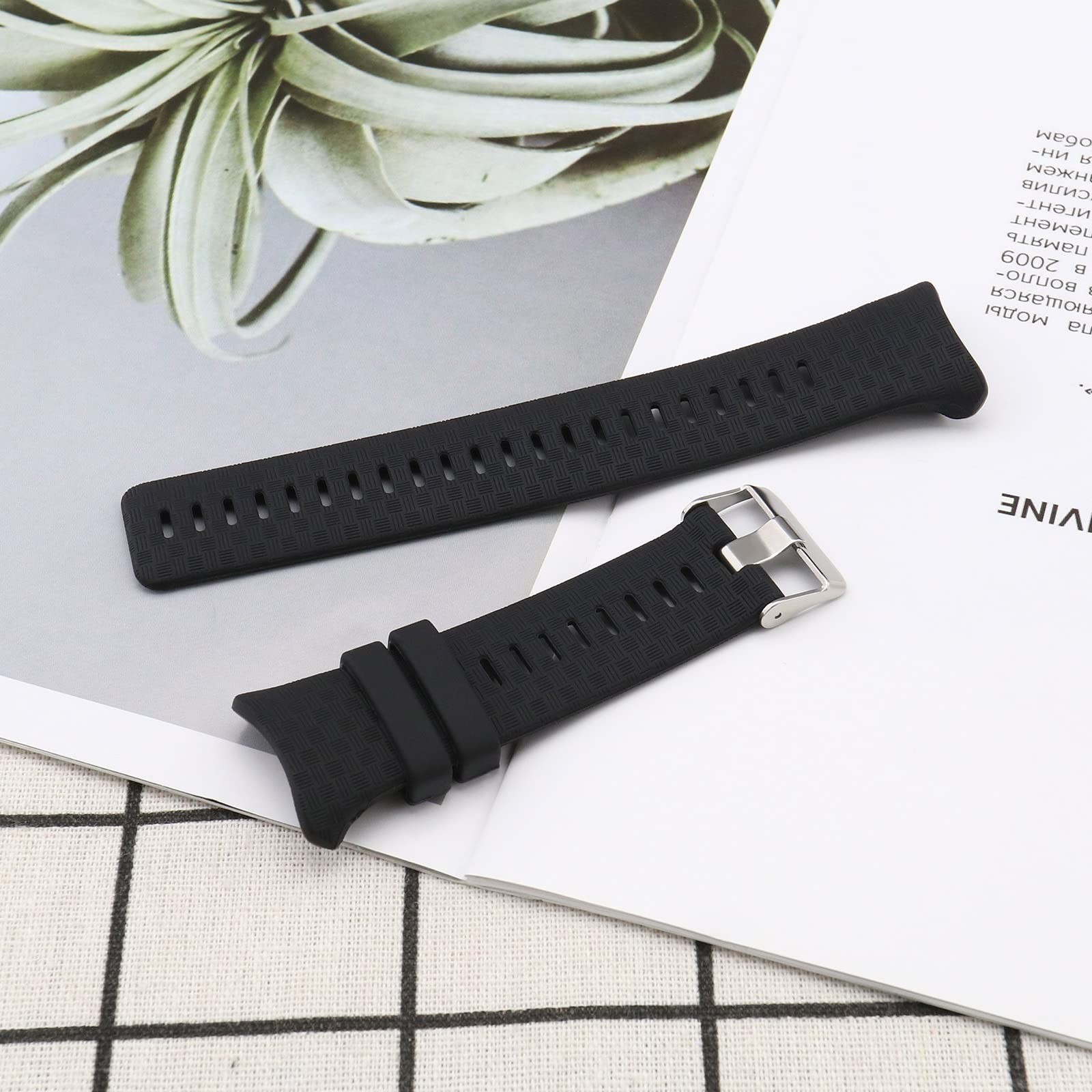 Adjustable Waterproof Silicone Watch Strap Replacement for Polar Vantage V – 170