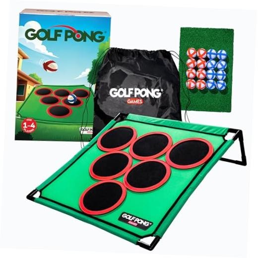 Game Set, Jumbo Backyard Lawn Game, Portable Indoor-Outdoor 1x Board (No Club)