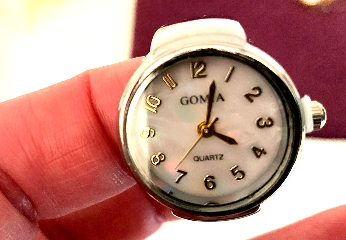 GOMIA RING WATCH (SILVER)