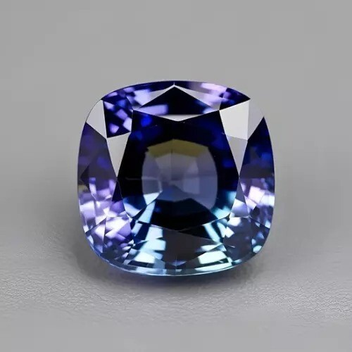 8 Ct+ Natural AA+ CERTIFIED Alexandrite Color Change Cushion Cut Loose Gemstone