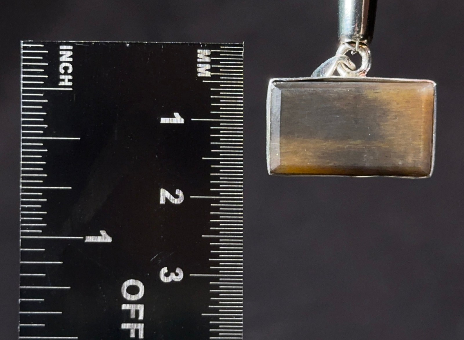 METEOR SUNSTONE Pendant – Sterling Silver – Rainbow Meteor Shower Crystal, 53990