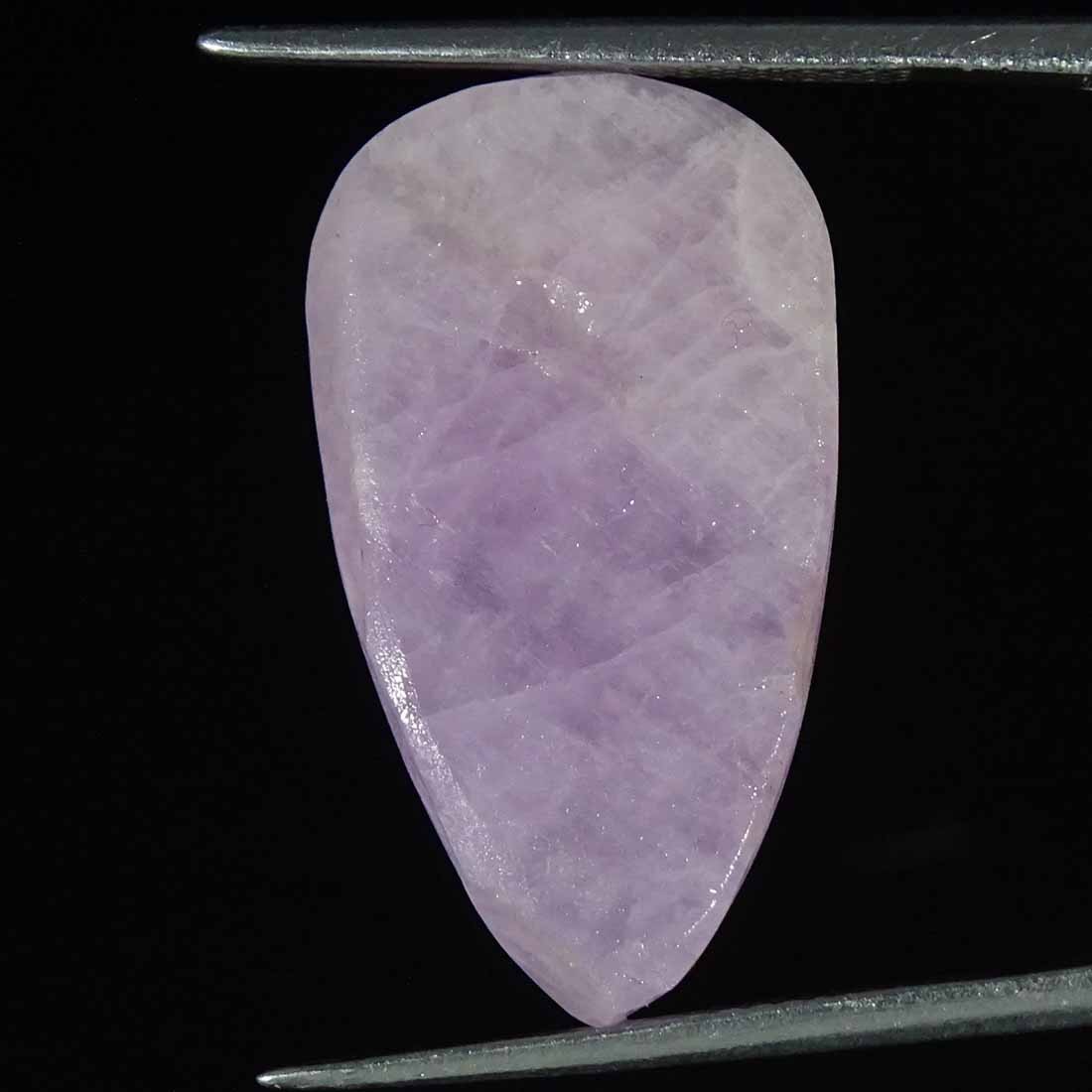 20.50Cts Natural Kunzite Pear Cabochon Loose Gemstone 13x25x6mm