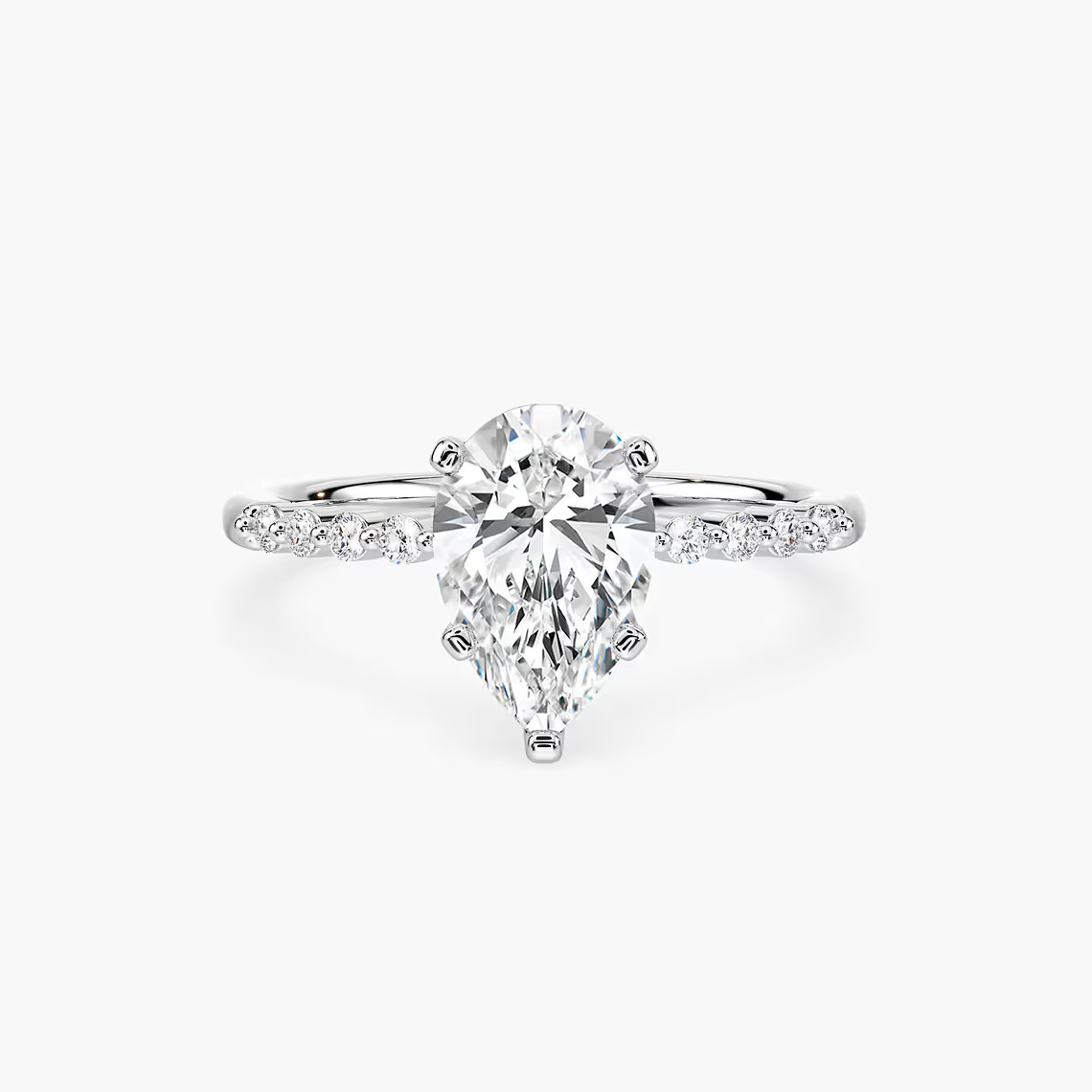 1.00 Ct Marquise Cut Lab Grown Diamond Engagement Ring IGI Certified 10K Solid