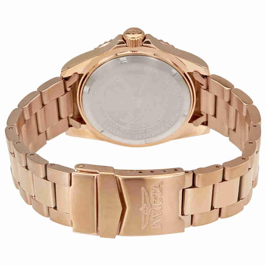 Invicta Pro Diver Rose Dial Rose Gold-tone Ladies Watch 12821