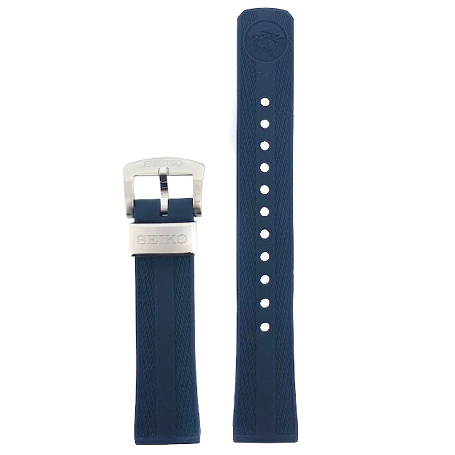 Seiko SPB183 Watch Band Blue Rubber Limited Edition Willard