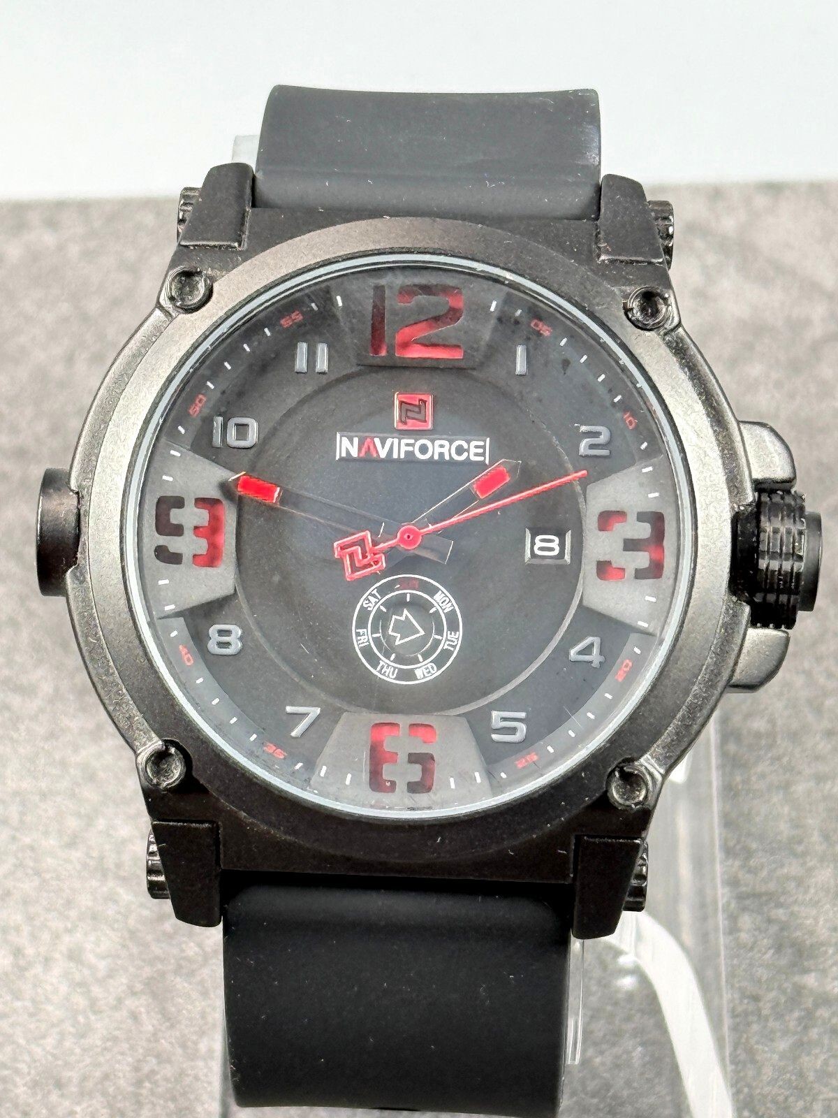 Men’s Watch Lot of 4 Naviforce Curren Dario US Polo New Batteries Runs