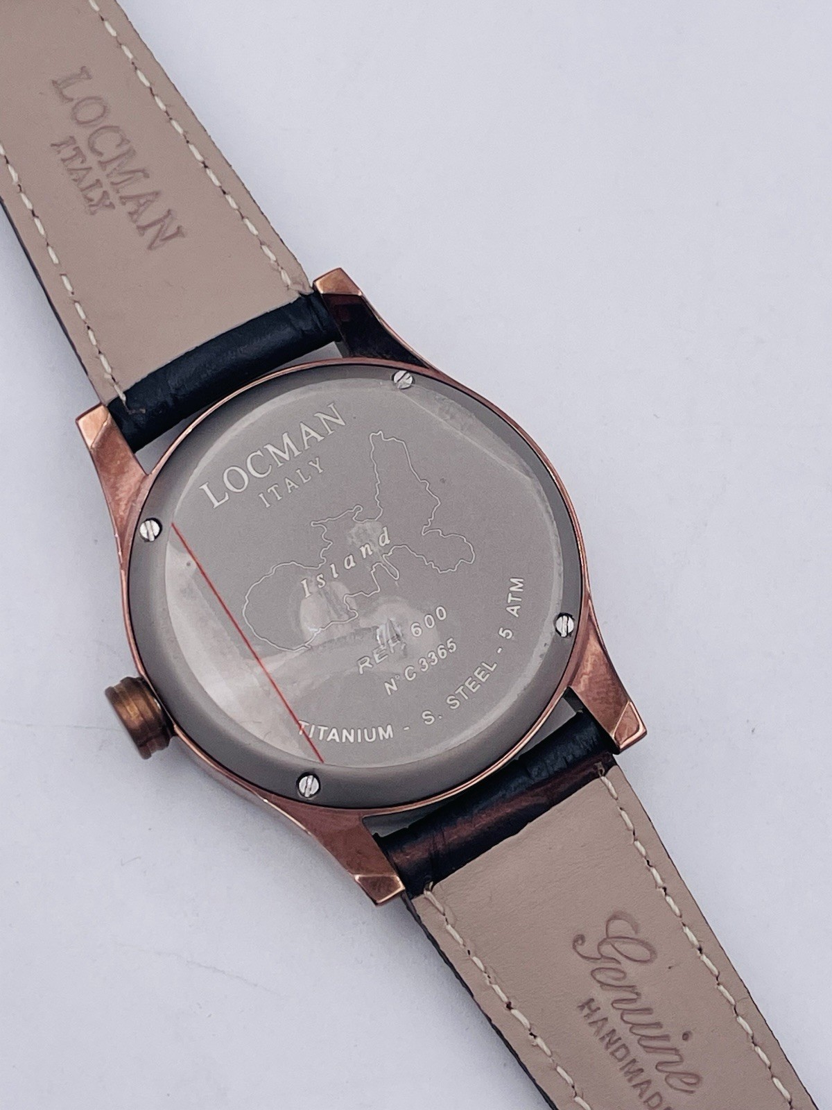 Locman Island Date Rubber/Titanium Watch 40mm 600BBP/280 Hot Sale New
