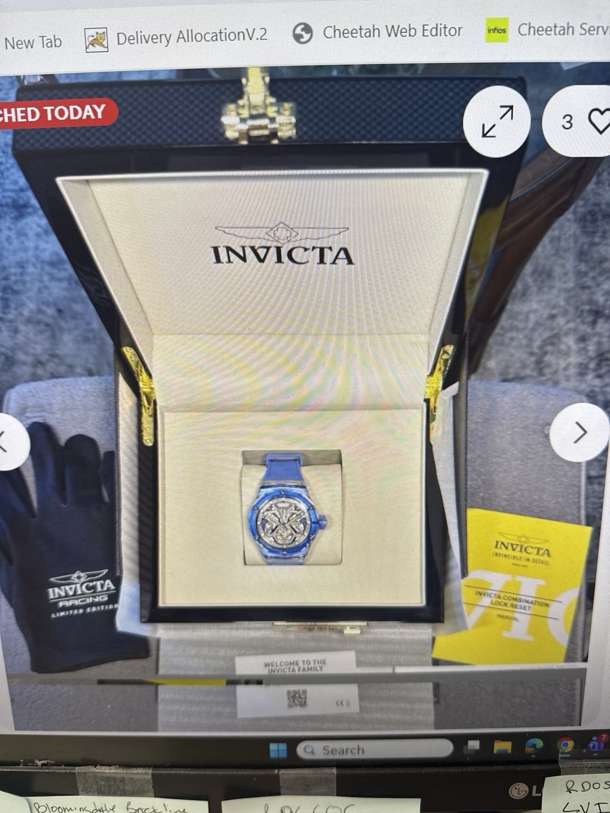 Invicta Celestial Orbitha 69543 Automatic Skeleton Blue K9 Case 45mm #automatic