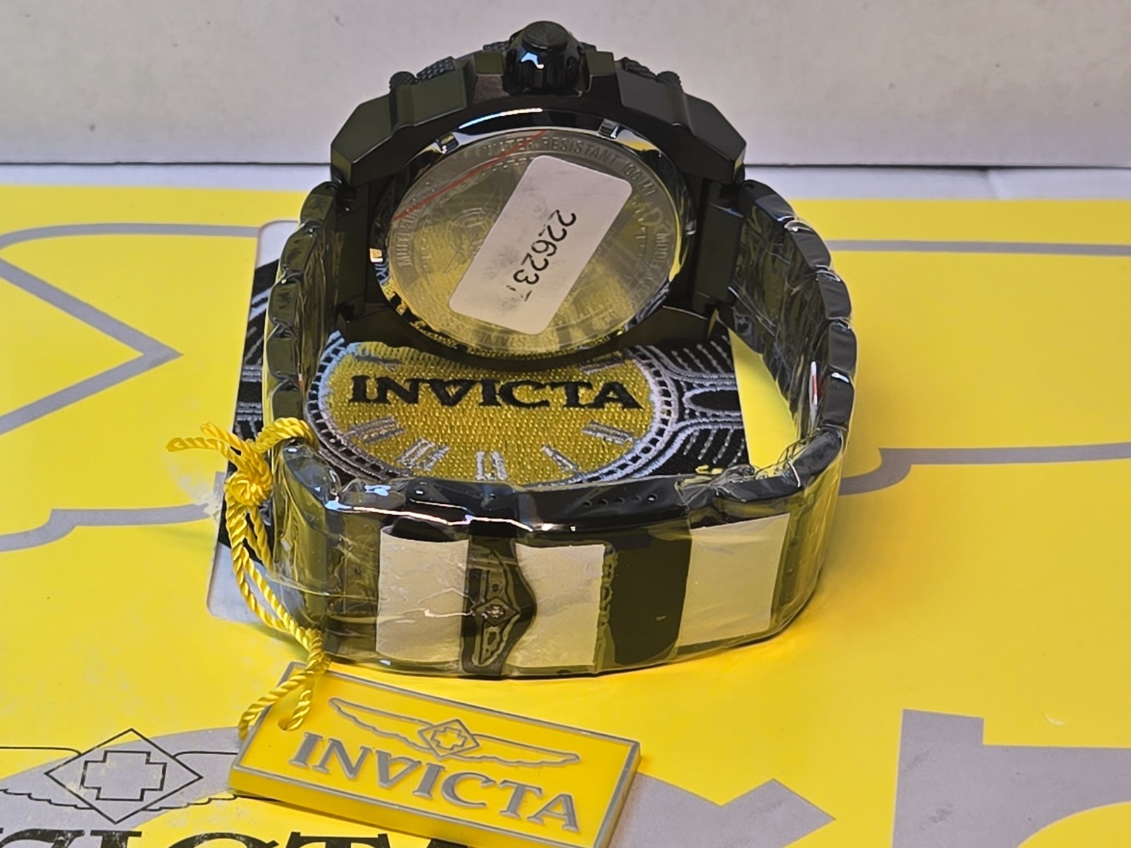 Invicta Coalition Forces Spline Mens Watch 50mm Black w/ Red Iridescent Dial NEW