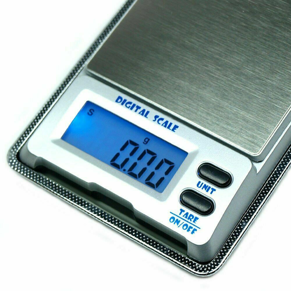 500g x 0.01g Digital Pocket Scale 0.01g Precision Jewelry Scale with Hard Case
