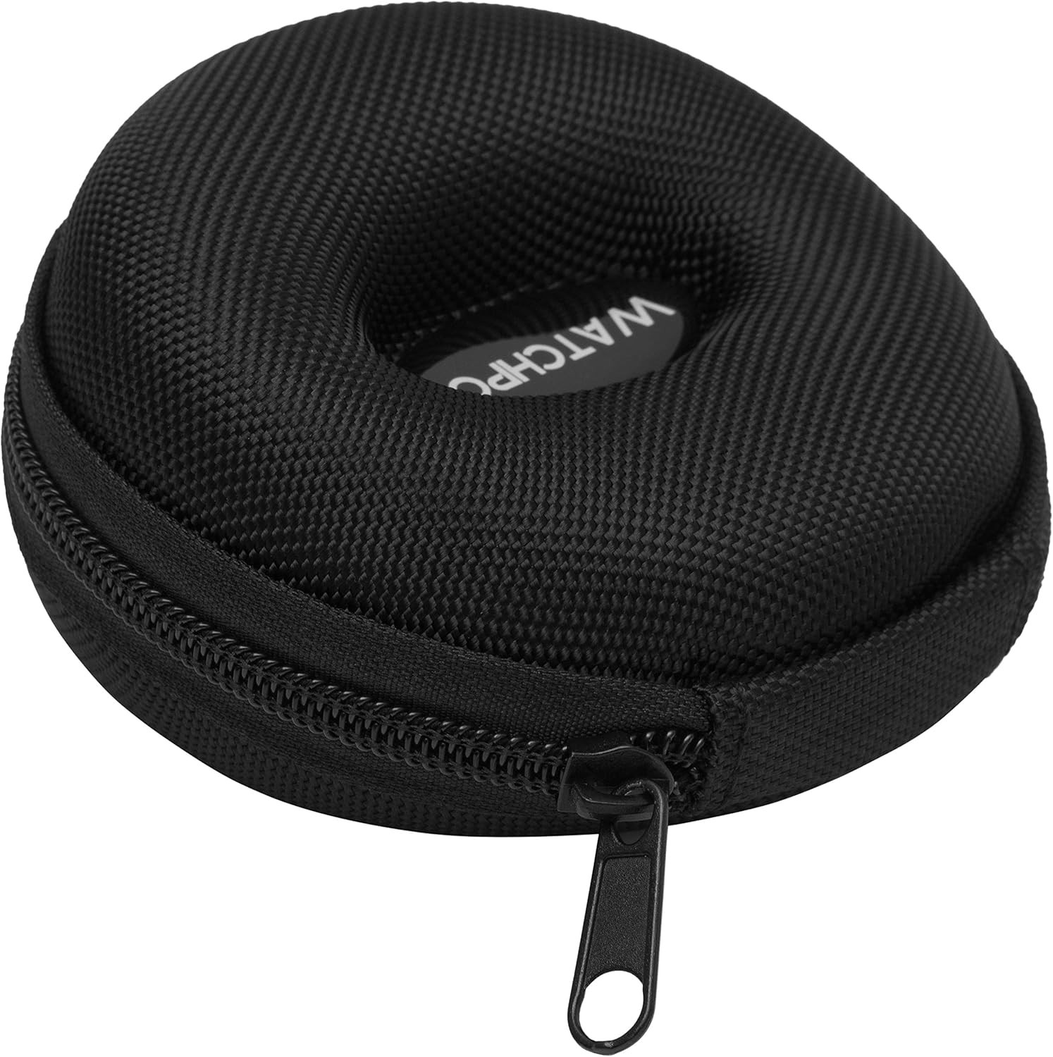 Travel Watch Case | Single Watch Box W/Zipper for Storage | Cushioned round Port