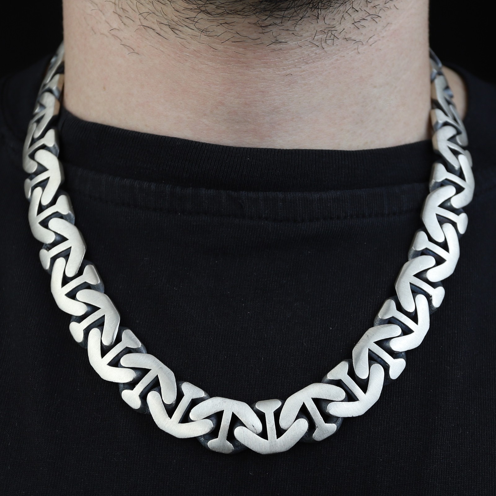 Heavy 16mm Cuban Curb Chain Necklace 925 Sterling Silver Men’s Chain