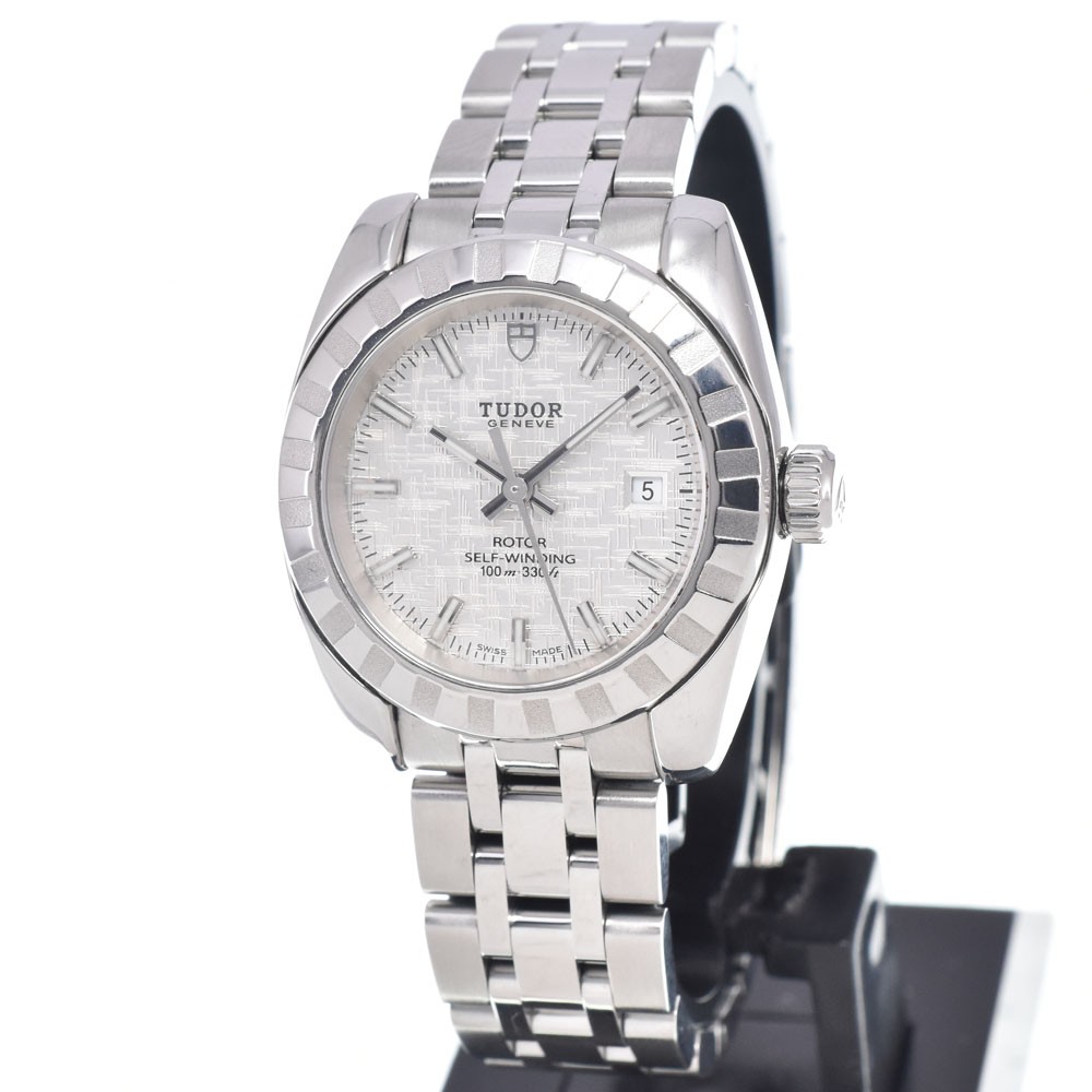 TUDOR Classic Date 21010 Date Silver Dial Automatic Ladies Watch Q#149220