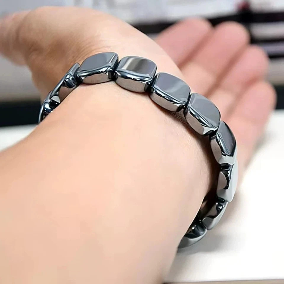 Hemys Hematite Bracelet for Men, 2025 New Hemios bracelet**