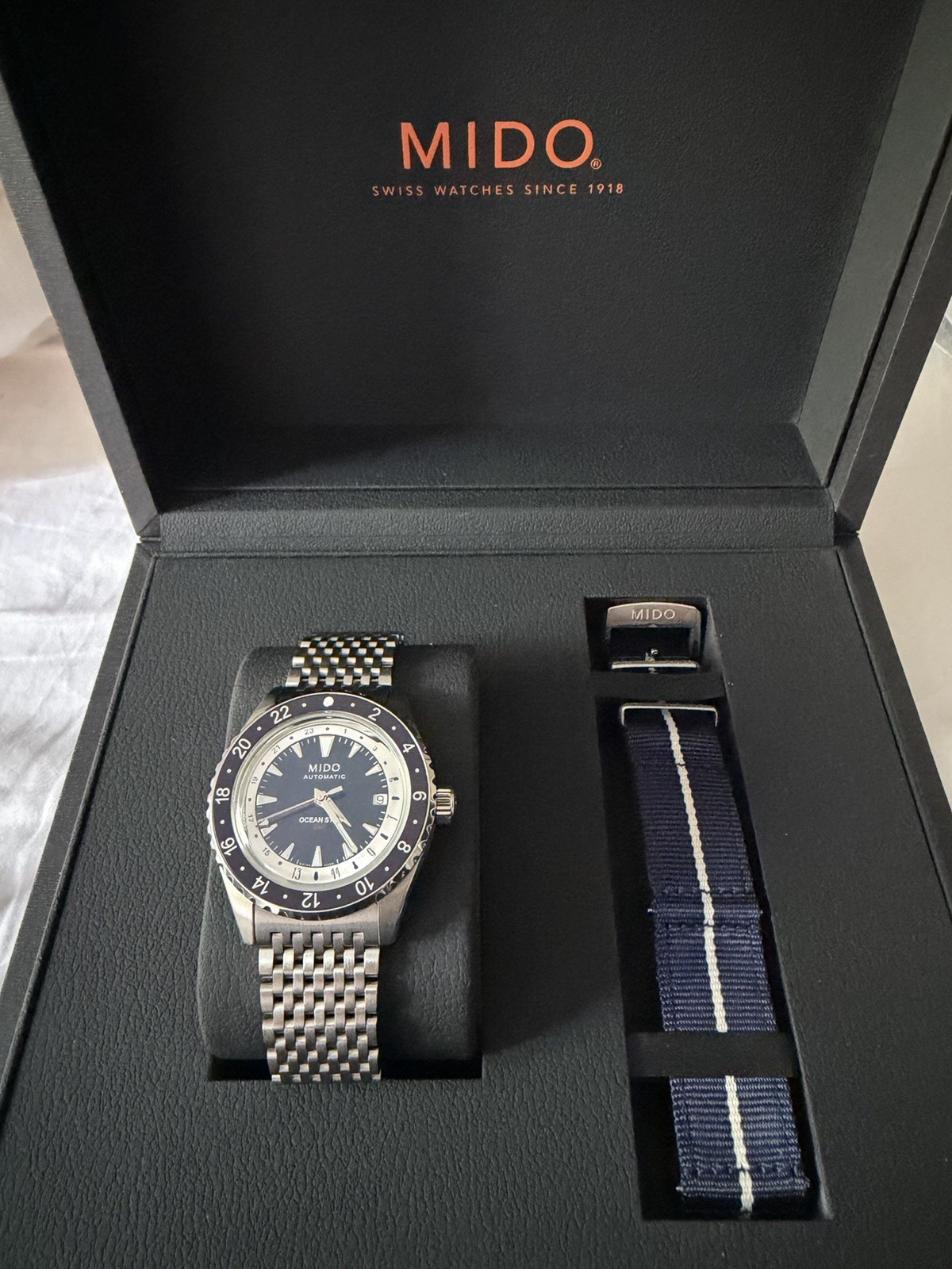 Mido Automatic Ocean Star GMT 40.5mm Blue Dial Men’s Watch M026.829.18.041.00