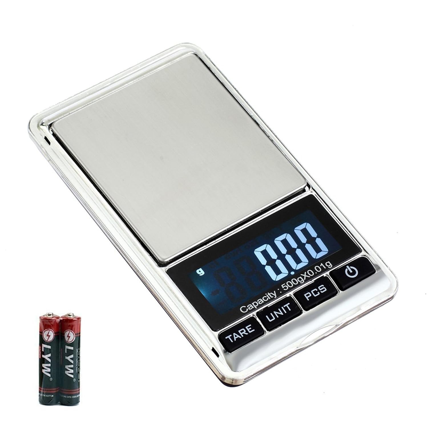 Pocket Scale, 0.01g increments, 0.05g-500g precision [2025 Latest Model] Portabl