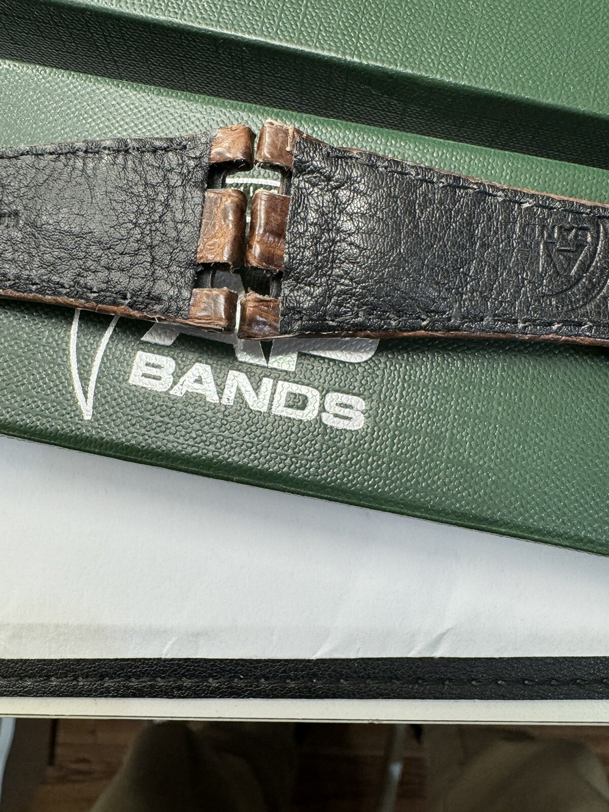 Audemars Piguet AP BAND Watch Strap Hornback Brown Alligator 26 x 18 New in Box