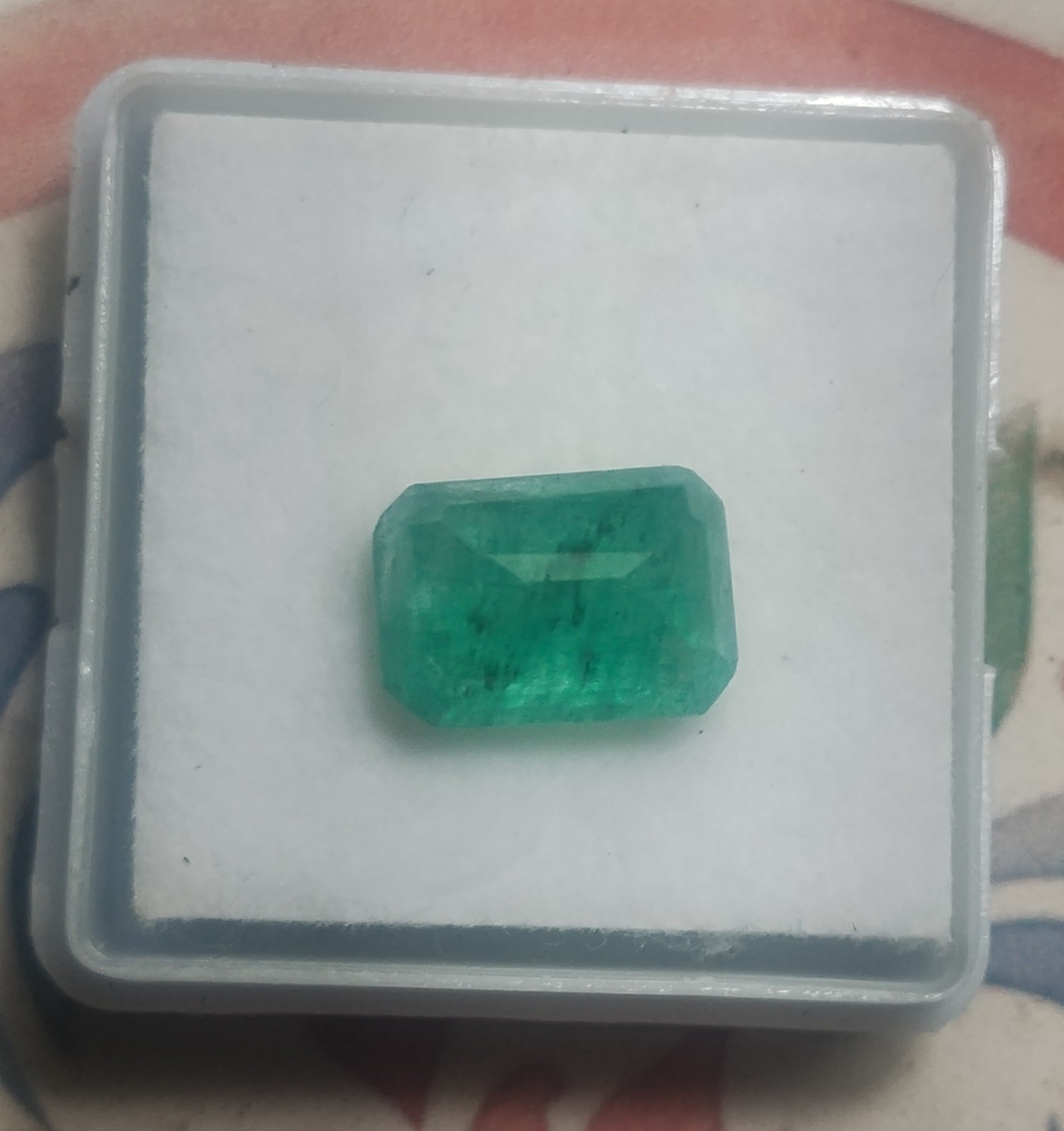 4.00 Ct Natural Green Colombian Emerald Top Quality Emerald Shape 10.7×7.7×5.7mm