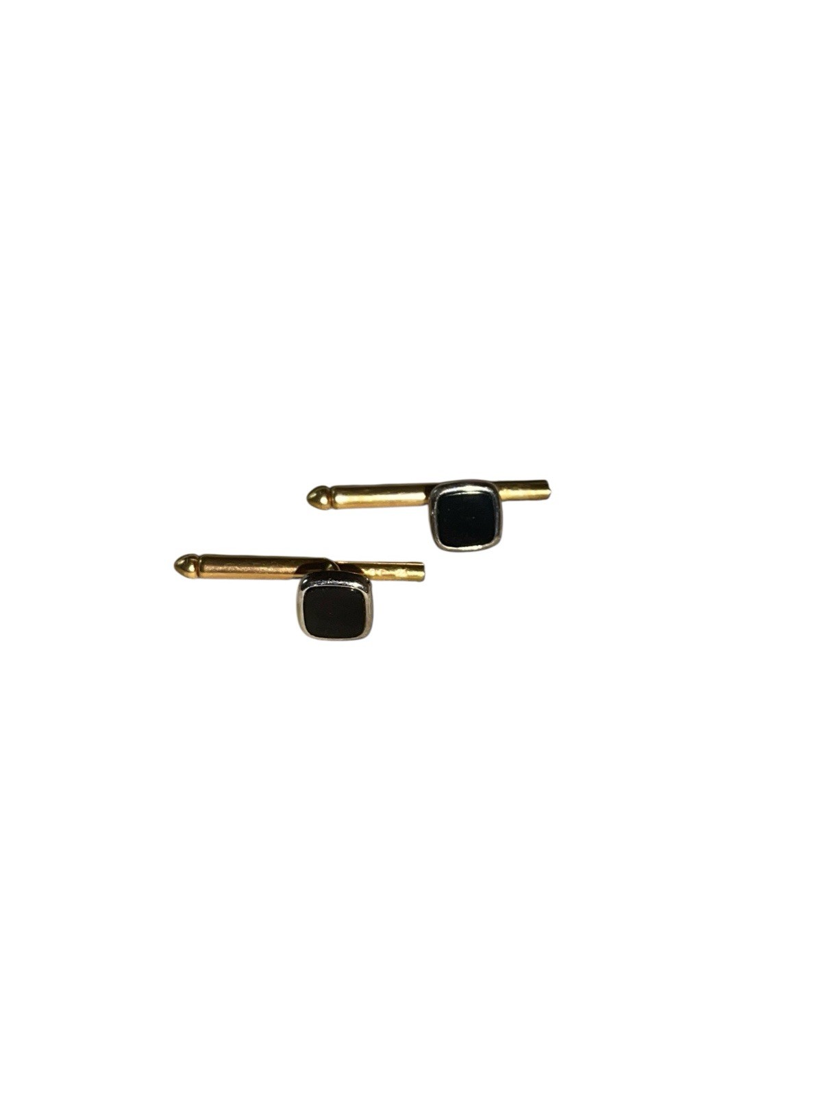 Mid 20th Century Krementz 12K GF Studs & Dolan Bullock 12K GF Cufflinks Set 3.