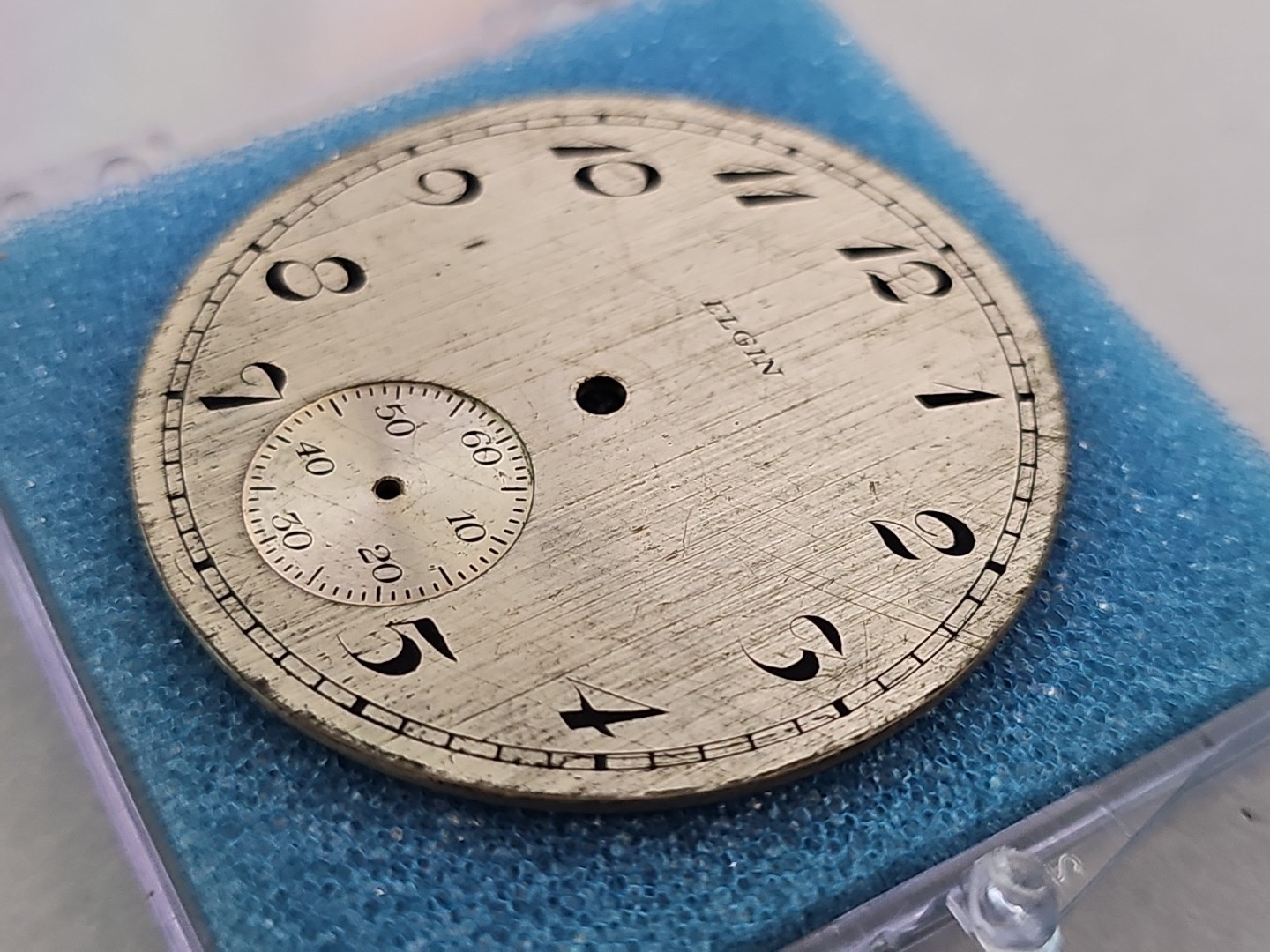 16S Elgin Pocket Watch Dial – Metal 42.13mm Good Condition