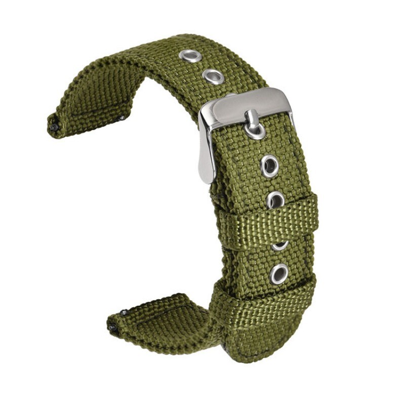 Sport Canvas Nylon Watch Strap 18mm 20mm Watch Band 22mm 24mm Bracelet Wristband