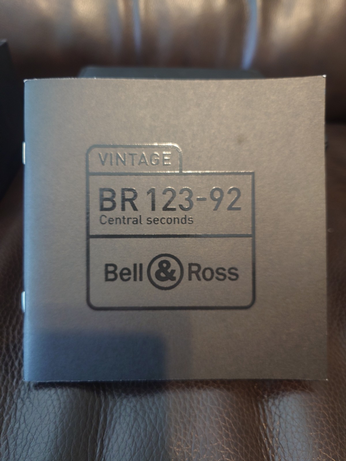 Bell & Ross Vintage BR123-95-SS Watch NEVER WORN