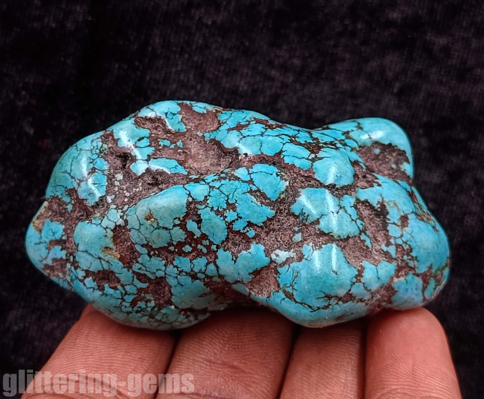 IGL Certified Natural 489.00 Ct Blue Turquoise Tumble Rough Loose Gemstone 5DND