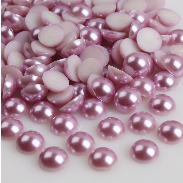 Half Pearl Round Bead Flat Back Scrapbook suitable for craft Flat Back 2-8mm DIY