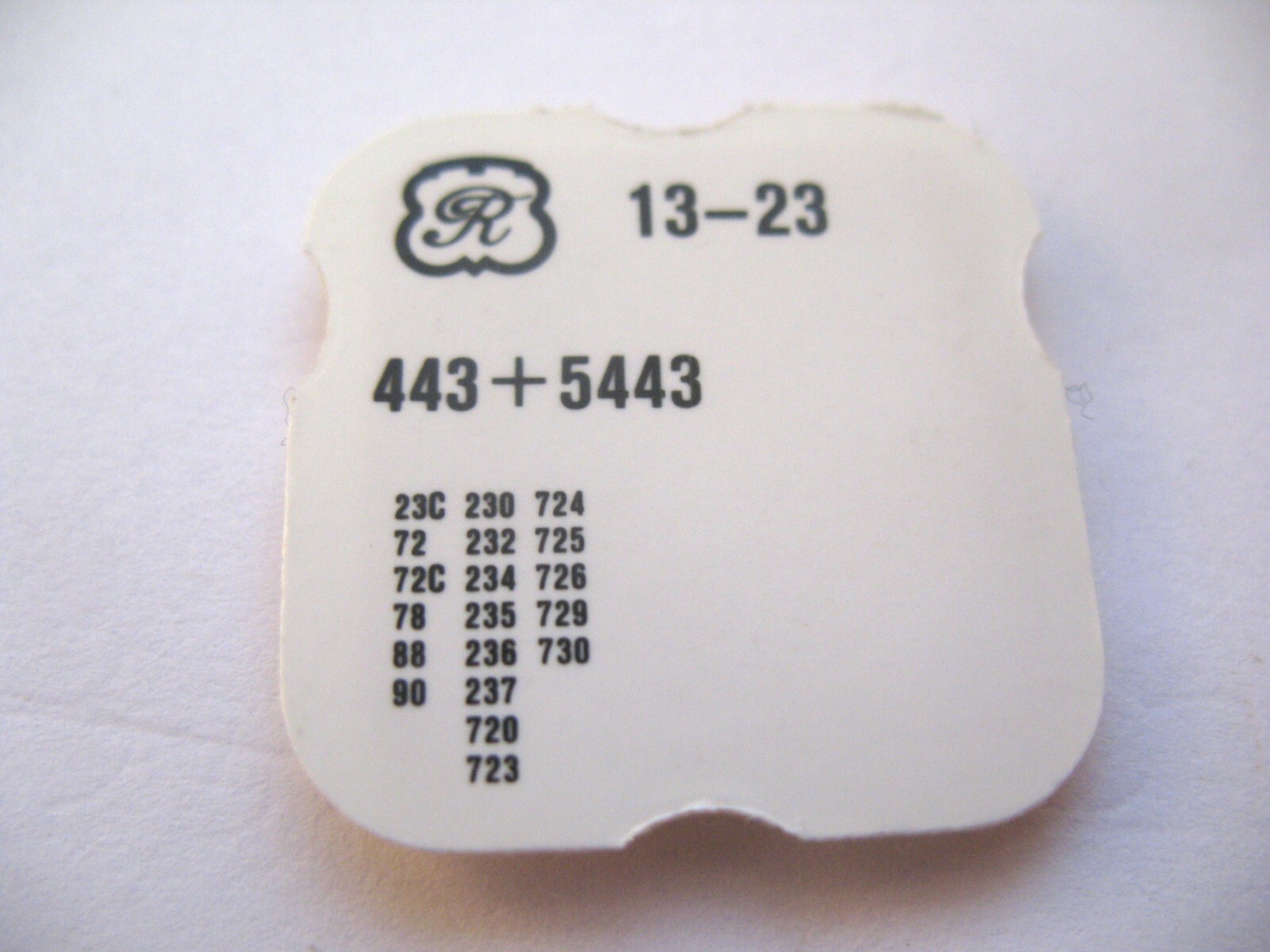 VALJOUX 23,72,72C,78,88,90,230,232,236,720,724,730 SETTING LEVER + SCREW 443