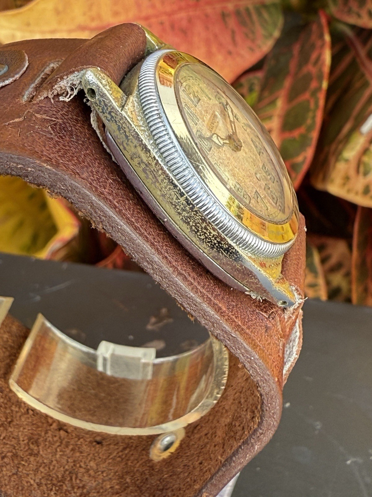 Rare Vintage 1920s Harwood Bumper Automatic 15J 30mm Watch Estate Sale Runs