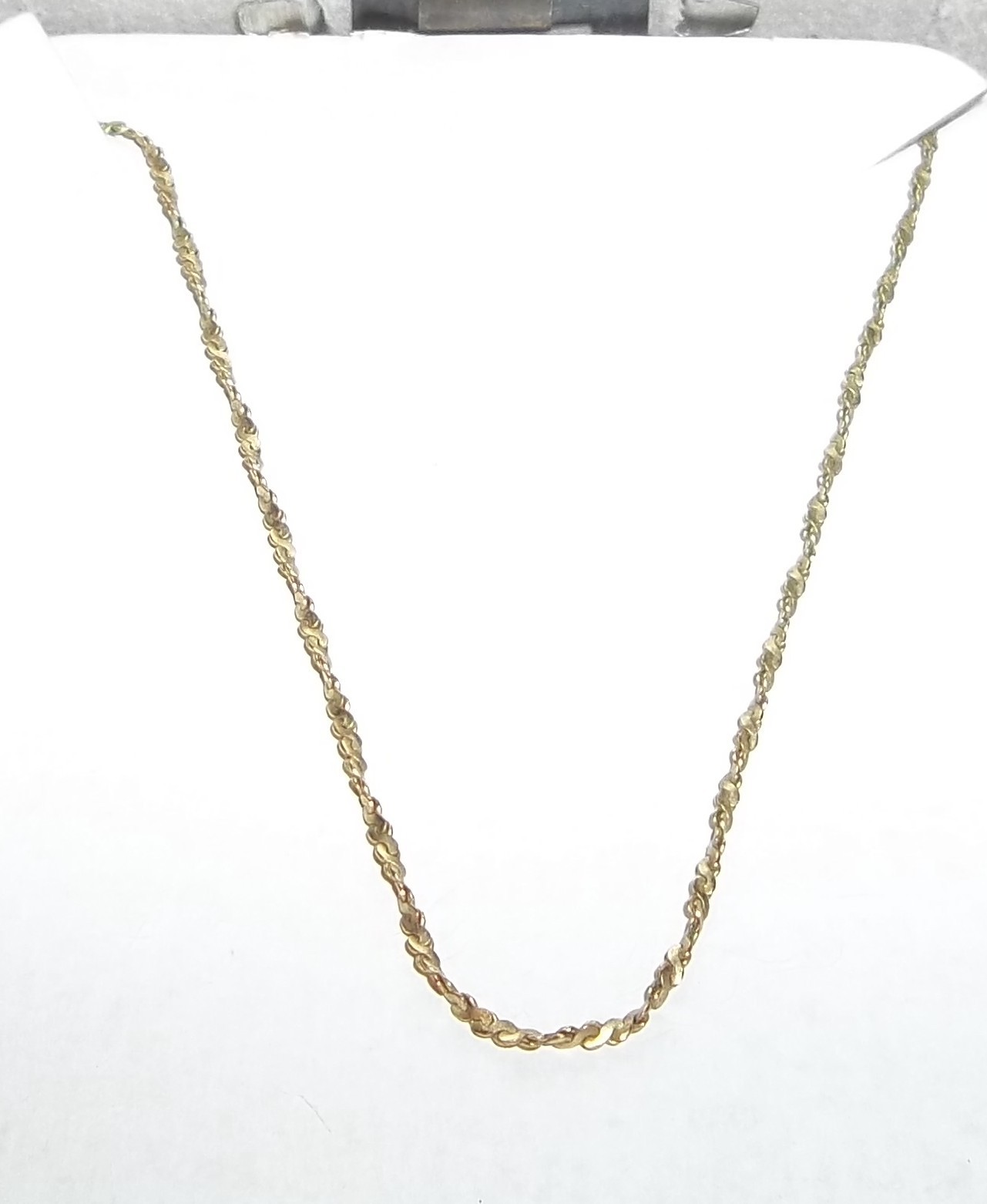 Vintage 1/20 12K Gold Filled 24″ Twisted Chain Dainty Thin Necklace