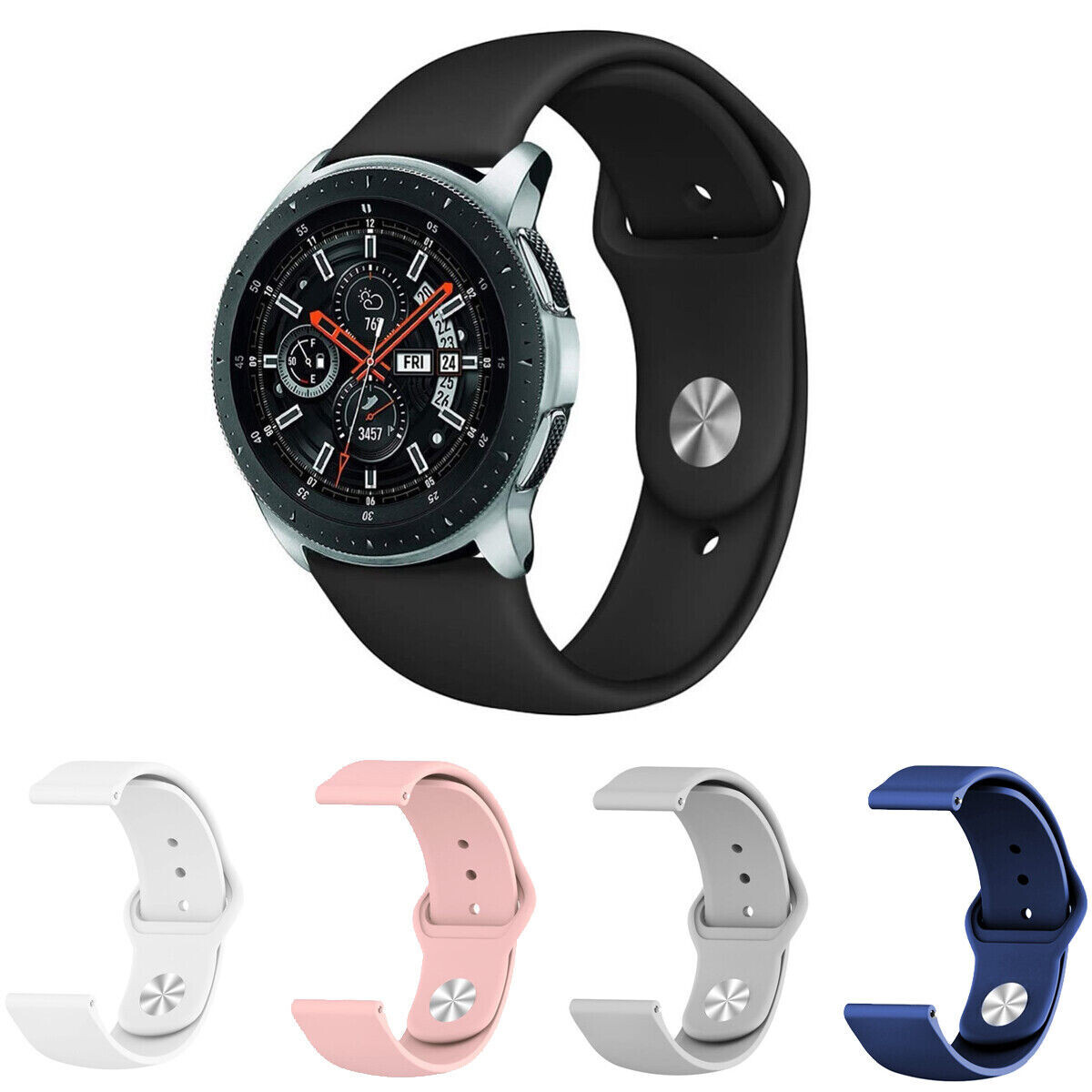 Silicone Watch Band Strap for Garmin Vivoactive 3/5 Forerunner 245 645 Music