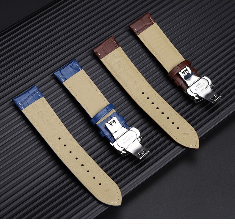 For Zenith Defy Series 49.9000.670 95.9000.670 Genuine Leather Wacthband 22 23mm