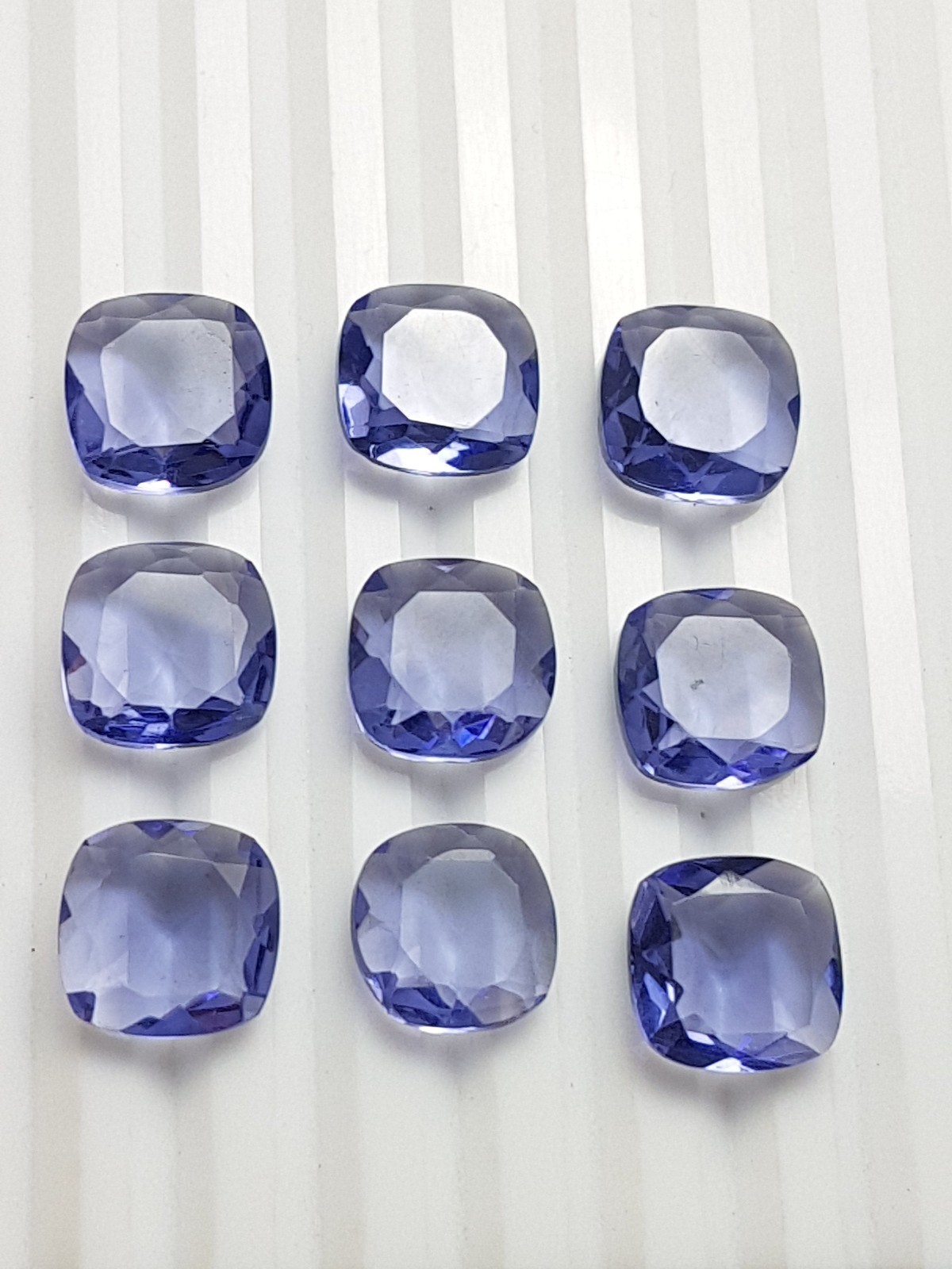 Natural Iolite Cushion Faceted Cut 5mm to 6mm Loose Gemstone