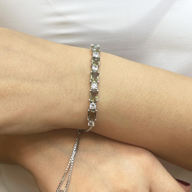 Women’s Jewelry Gift Lab Grown Diamonds Openable Bracelet 925 Sterling Silver