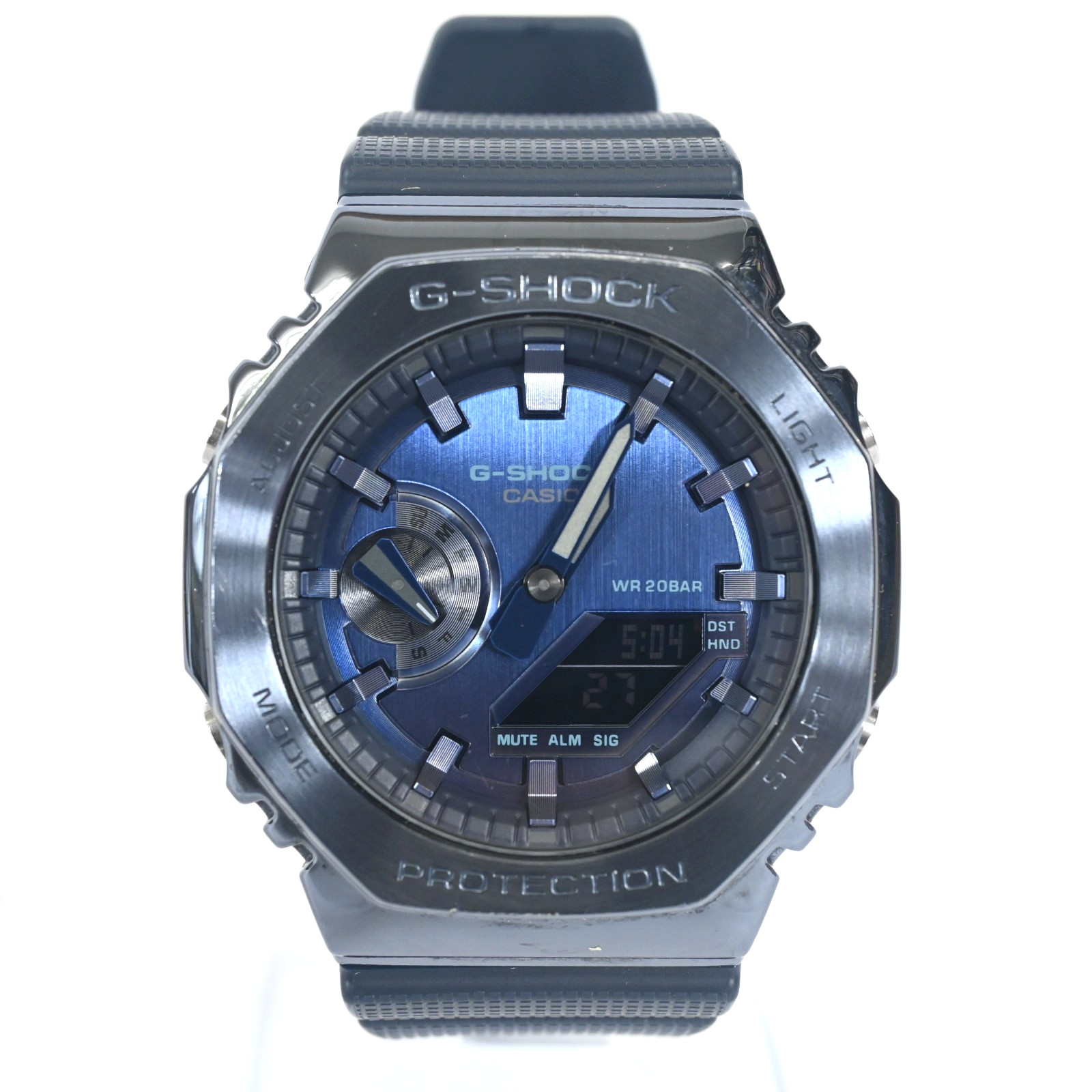 Casio G-SHOCK GM-2100N-2A Metal Covered Navy Blue Analog Digital Watch
