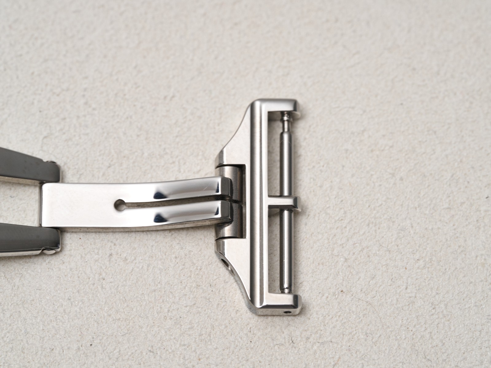 JLC 20mm Deployment Buckle Clasp Steel Double Fold Over Pin Buckle