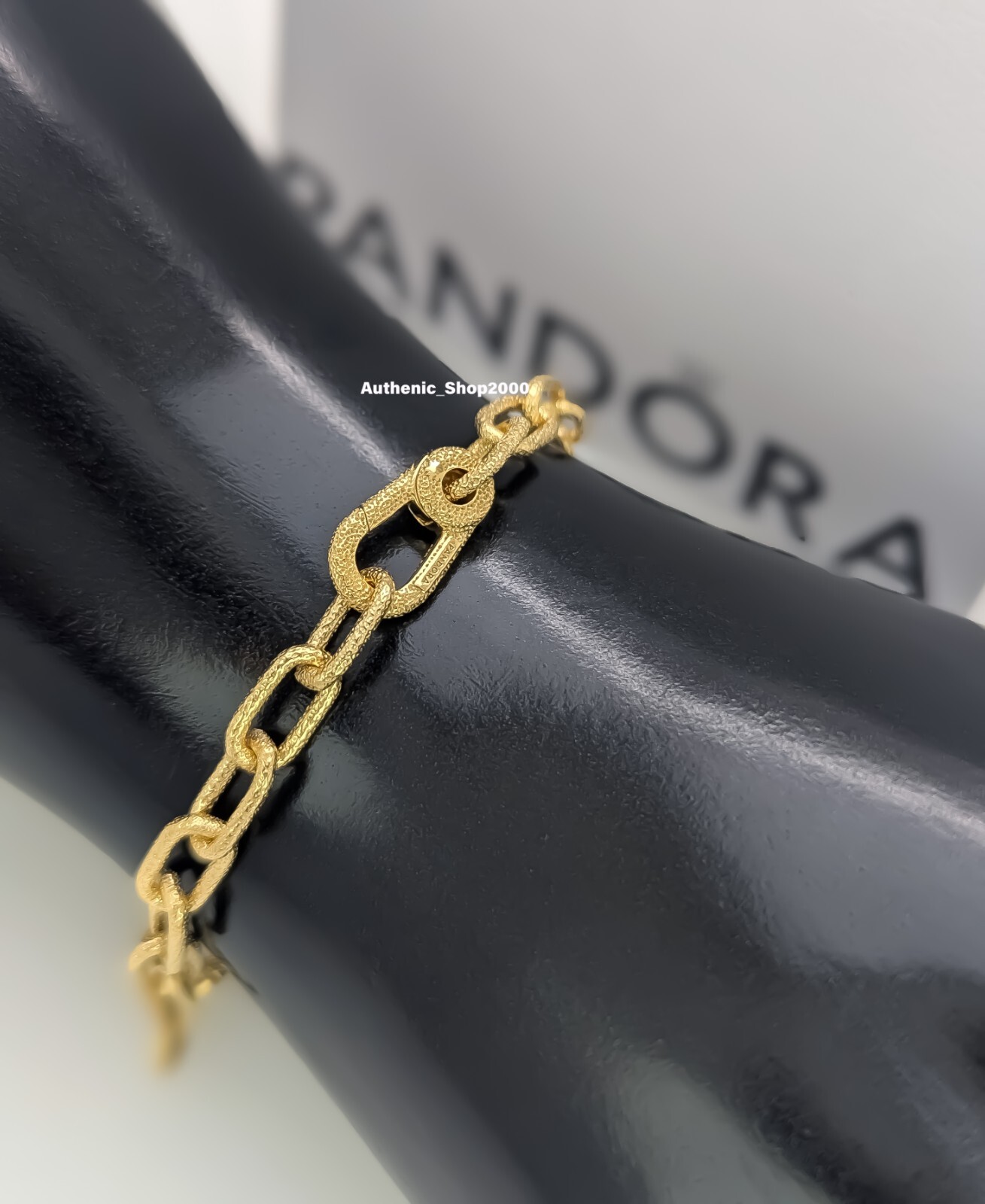 NEW 100% Authentic PANDORA ME 14k Gold Shine S Link Chain Bracelet 563829C00
