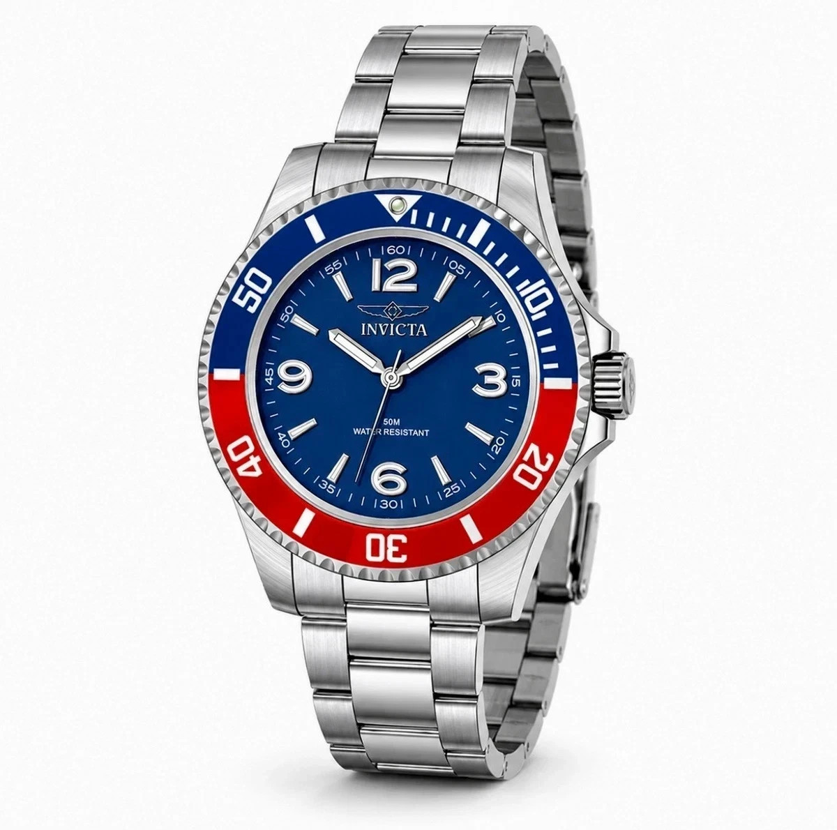 Brand New Invicta Specialty Rowan Men’s 40mm Quartz Watch 69482 Red & Pepsi Blue