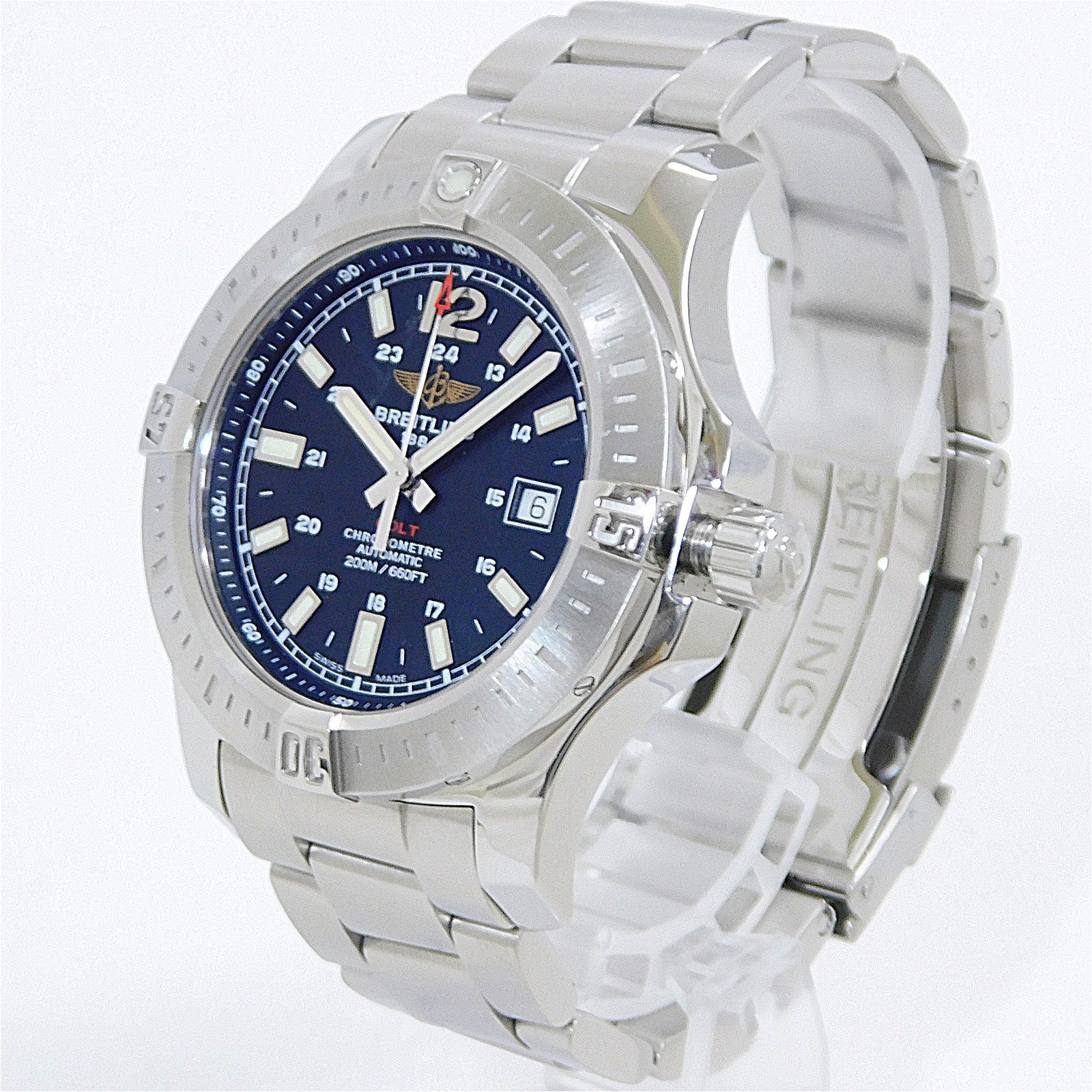 BREITLING Colt A17388 S. Steel Automatic Men’s Watch #1355B