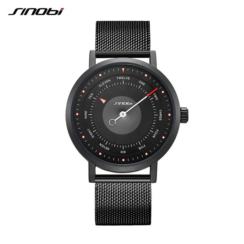 SINOBI Men’s Military Sports Watch Casual Waterproof Luminous Quartz Wristwatch