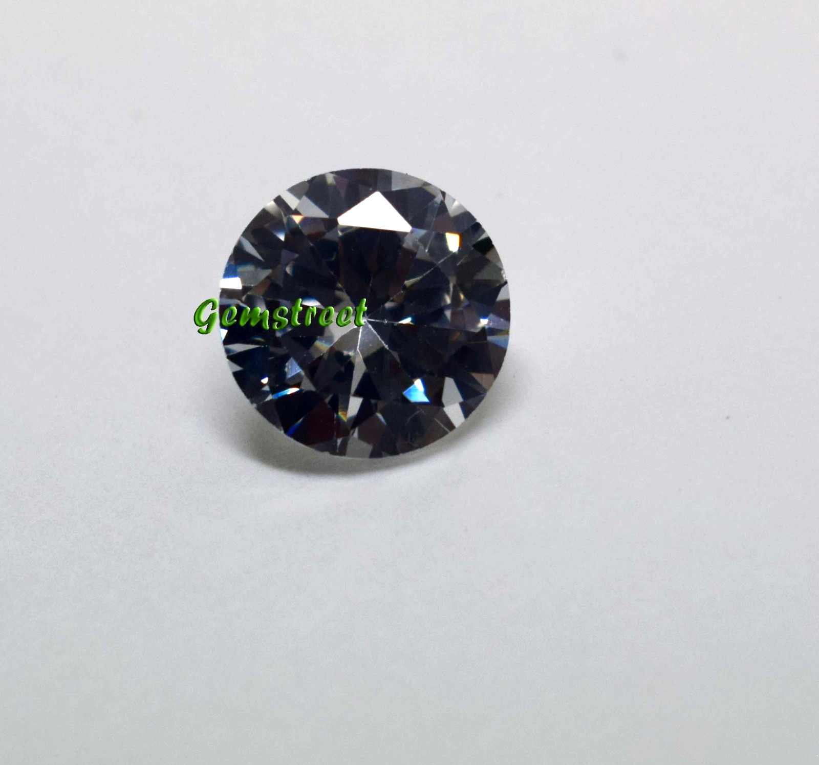 Brilliant 4 Ct Natural White Sapphire Round Cut Certified September Birthstone.