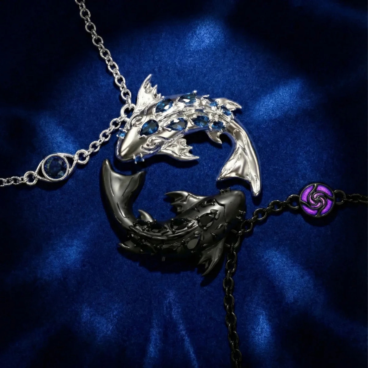 Gojo and Geto Kraymer Art Anime Necklace Collection